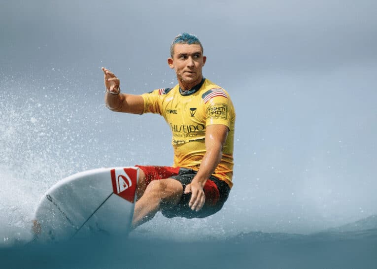 "The lid is a surfboard, kid, so surf..."
